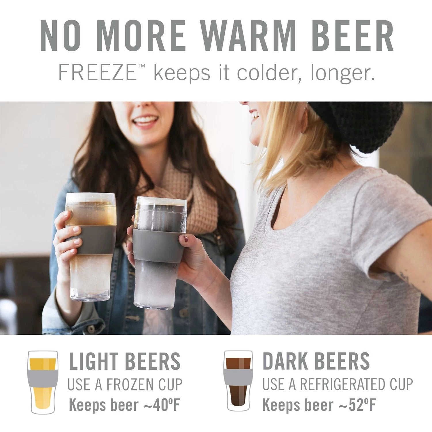 FREEZE⢠Cooling Pint Glasses (Set Of 2) - Image 2
