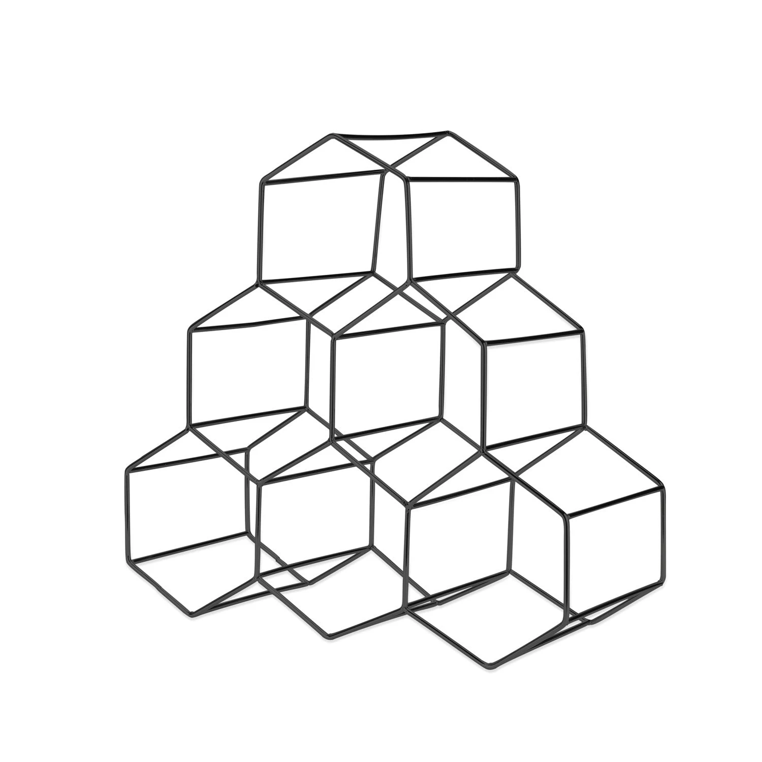 Geo Counter Top Wine Rack By ViskiĀ® - Image 3