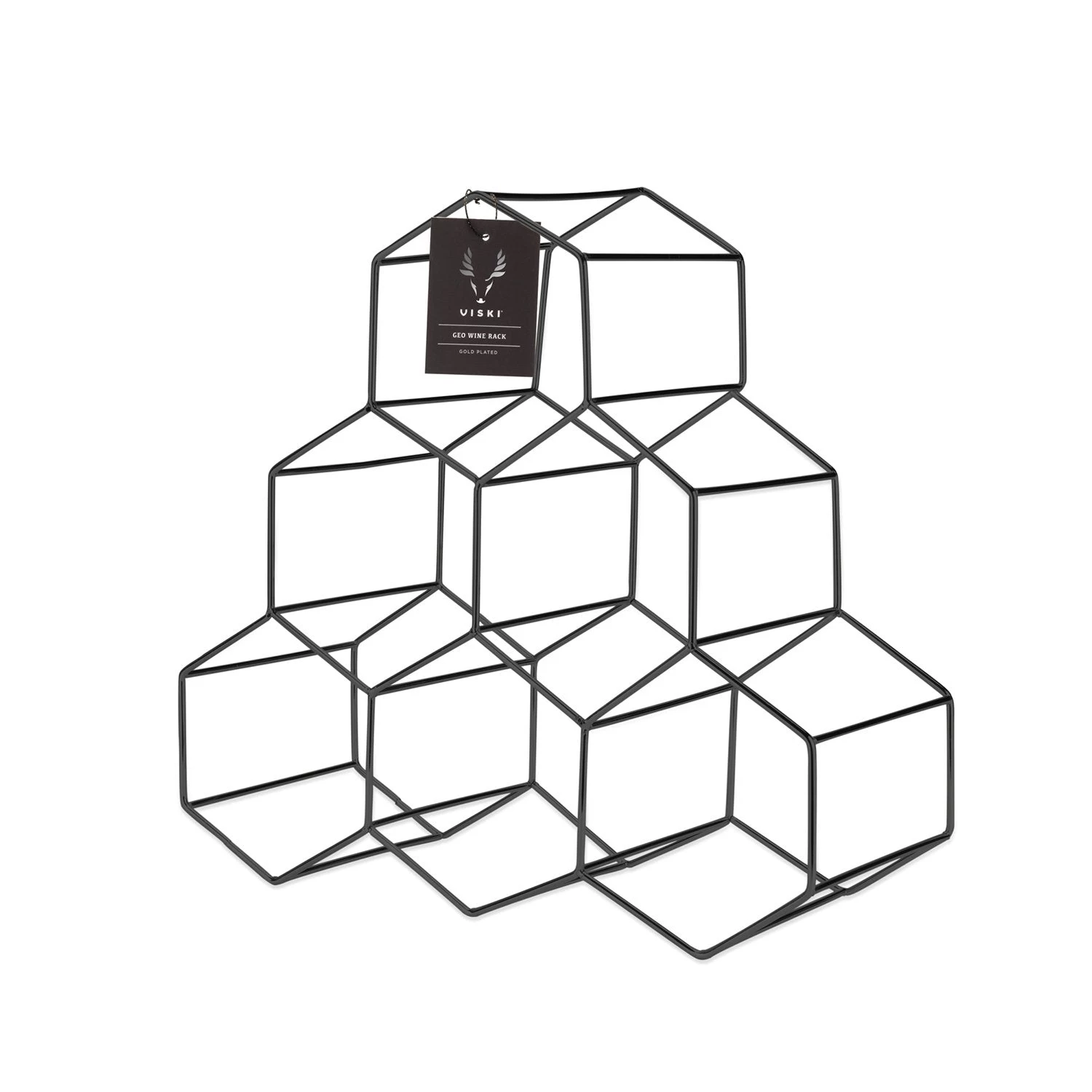 Geo Counter Top Wine Rack By ViskiĀ® - Image 6