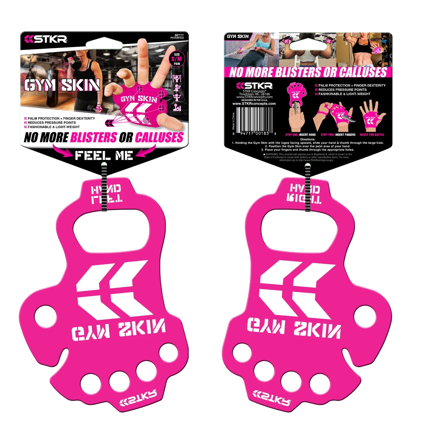Gym Skin - Palm Protective Gloves -2 Pairs - Image 2