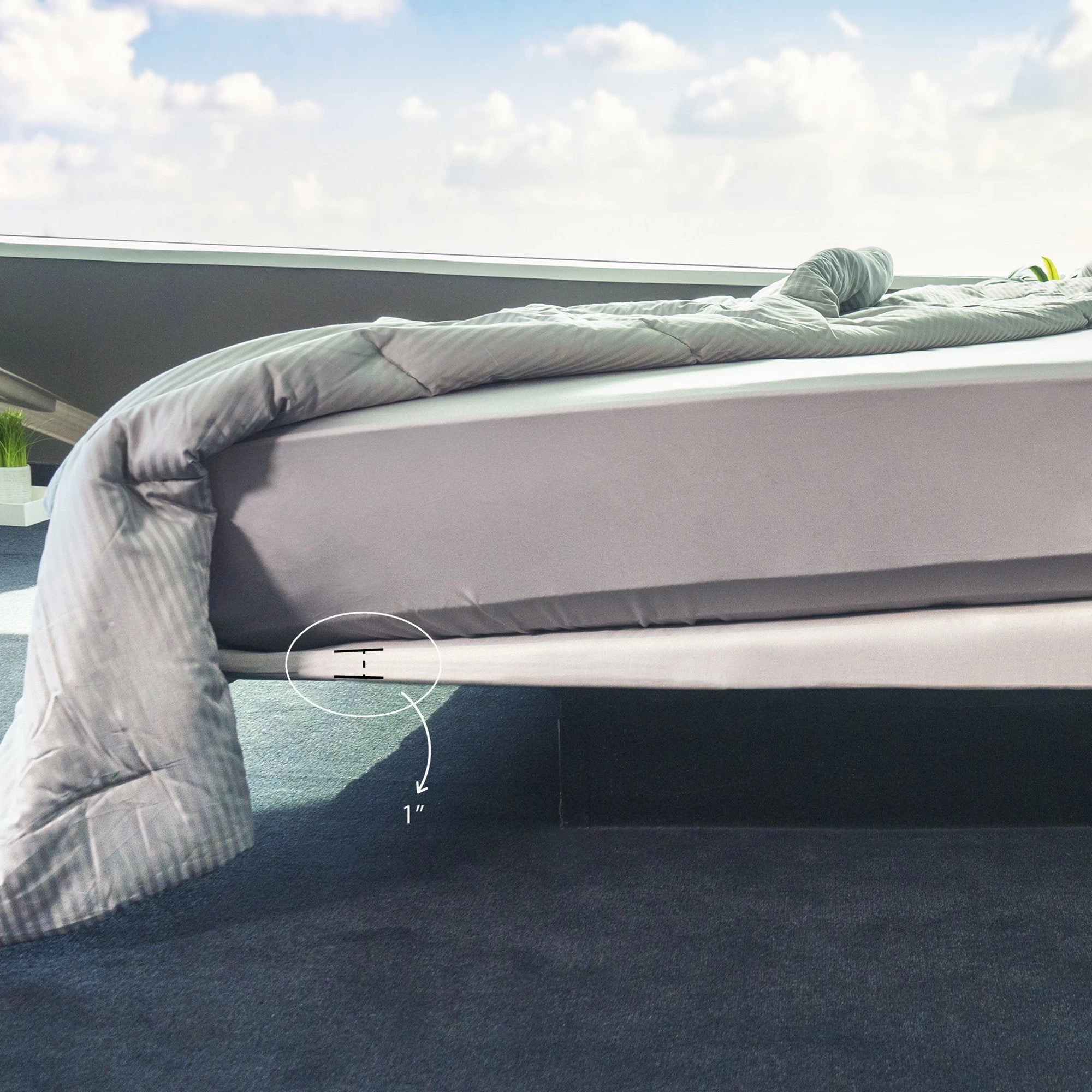 Avana Mattress Elevator Under Bed 7-Inch Incline Foam Support - Image 16