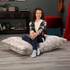 Jaxx Pillow Saxx 3.5' Giant Décor Floor Lux Fur Pillow