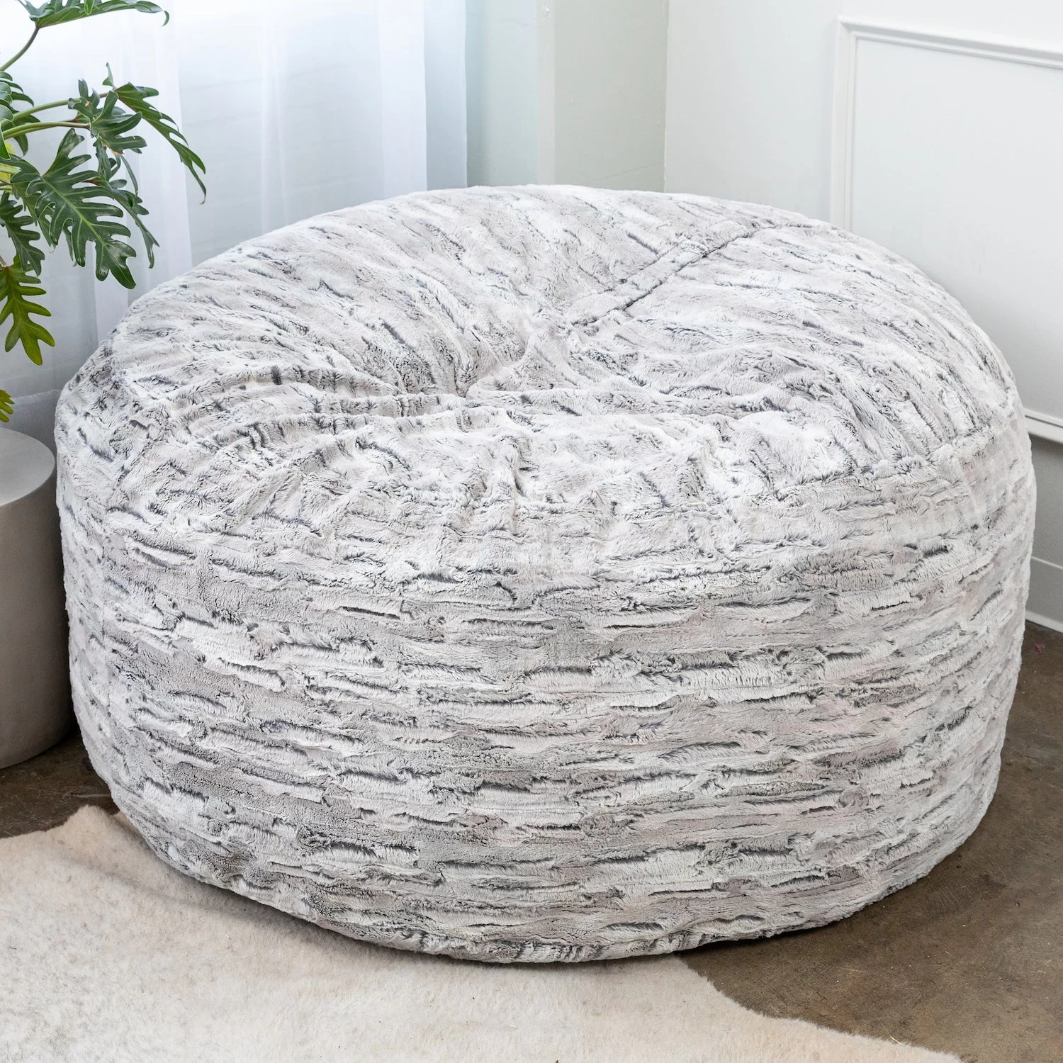 Jaxx Metro Sac 5 Foot Bean Bag Chair - Luxe Fur - Image 5