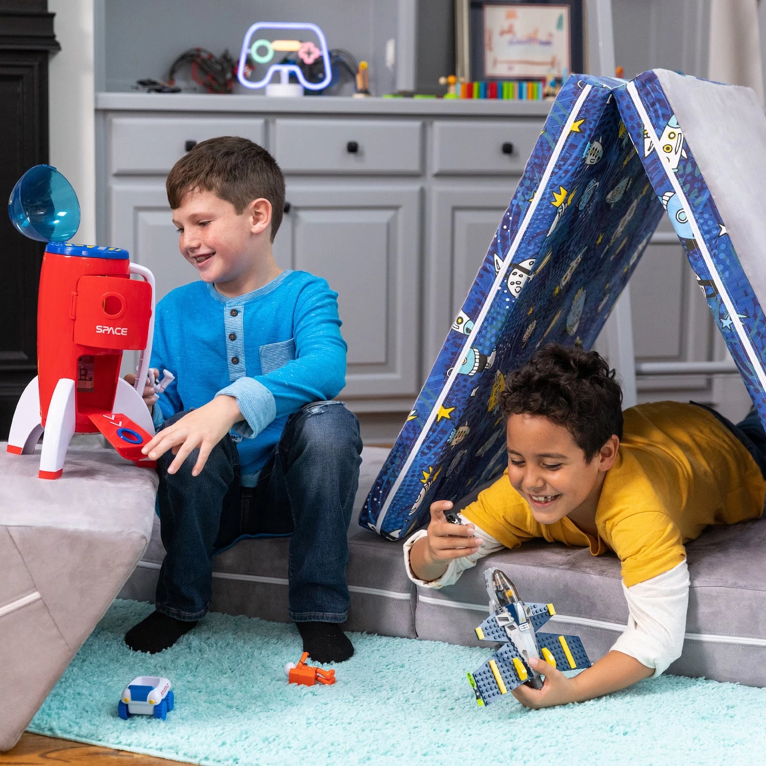 Jaxx Playscape - Imaginative Modular Furniture Playset/Sofa - Image 20