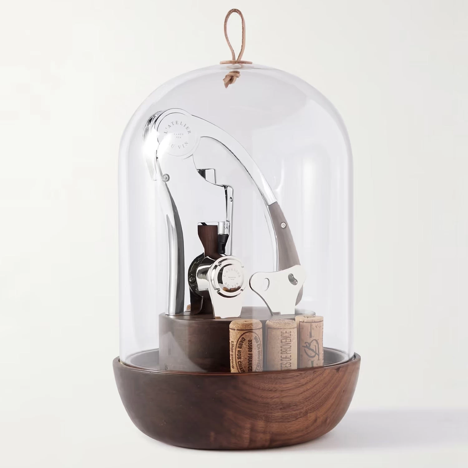L'Atelier Du Vin - Oeno Motion Groom Walnut Wood, Glass And Steel Corkscrew Set