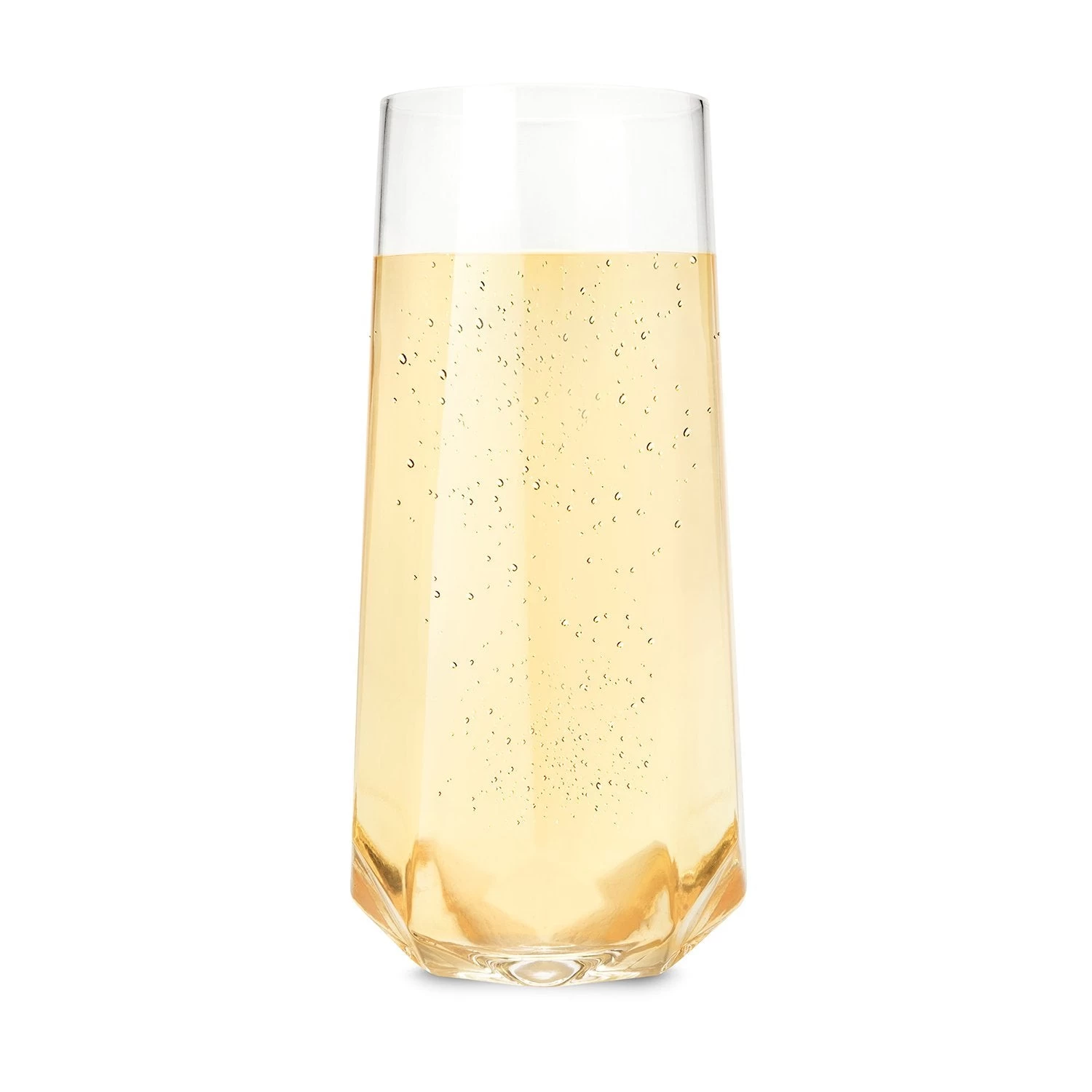 Faceted Crystal Stemless Champagne Flutes By ViskiĀ® - Image 7