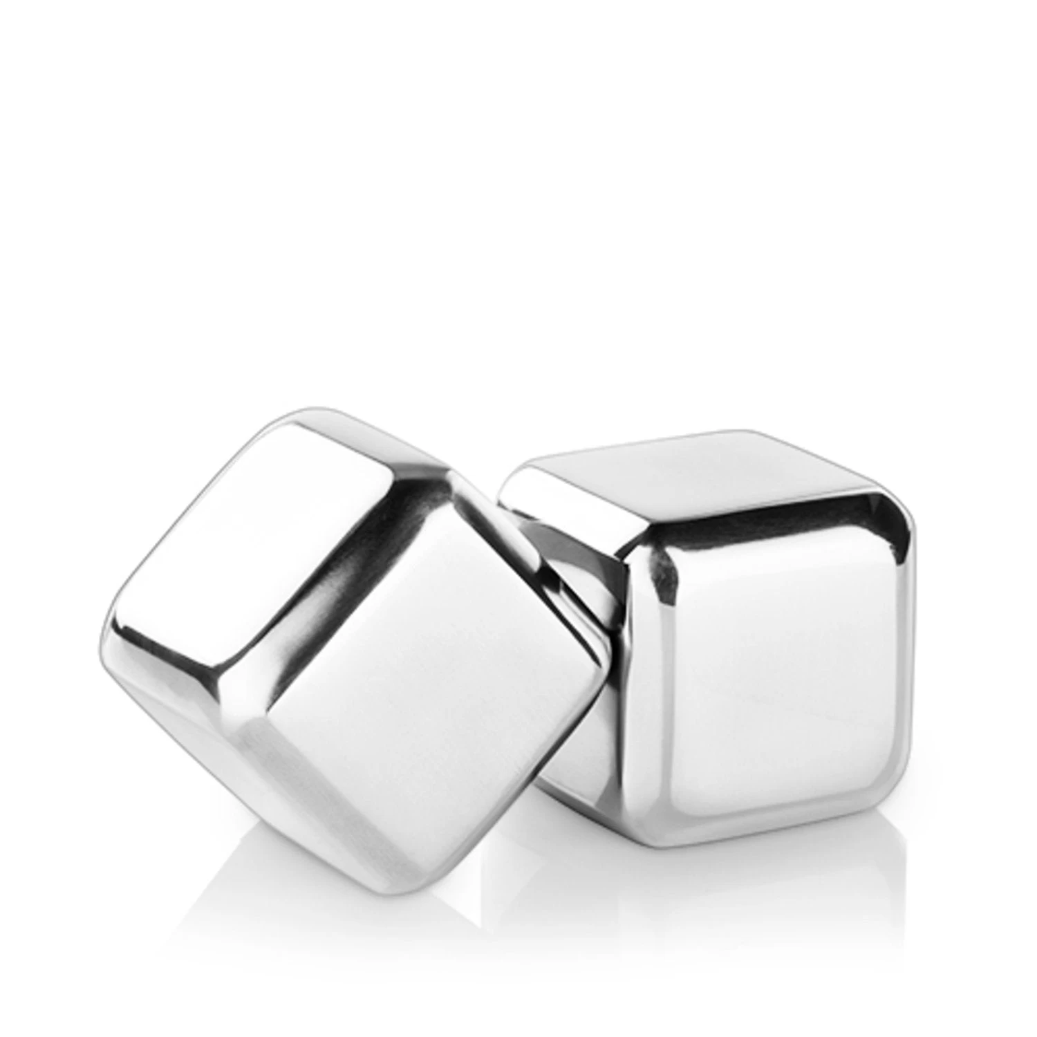 Glacier RocksĀ® Large Stainless Steel Cubes By ViskiĀ® - Image 2