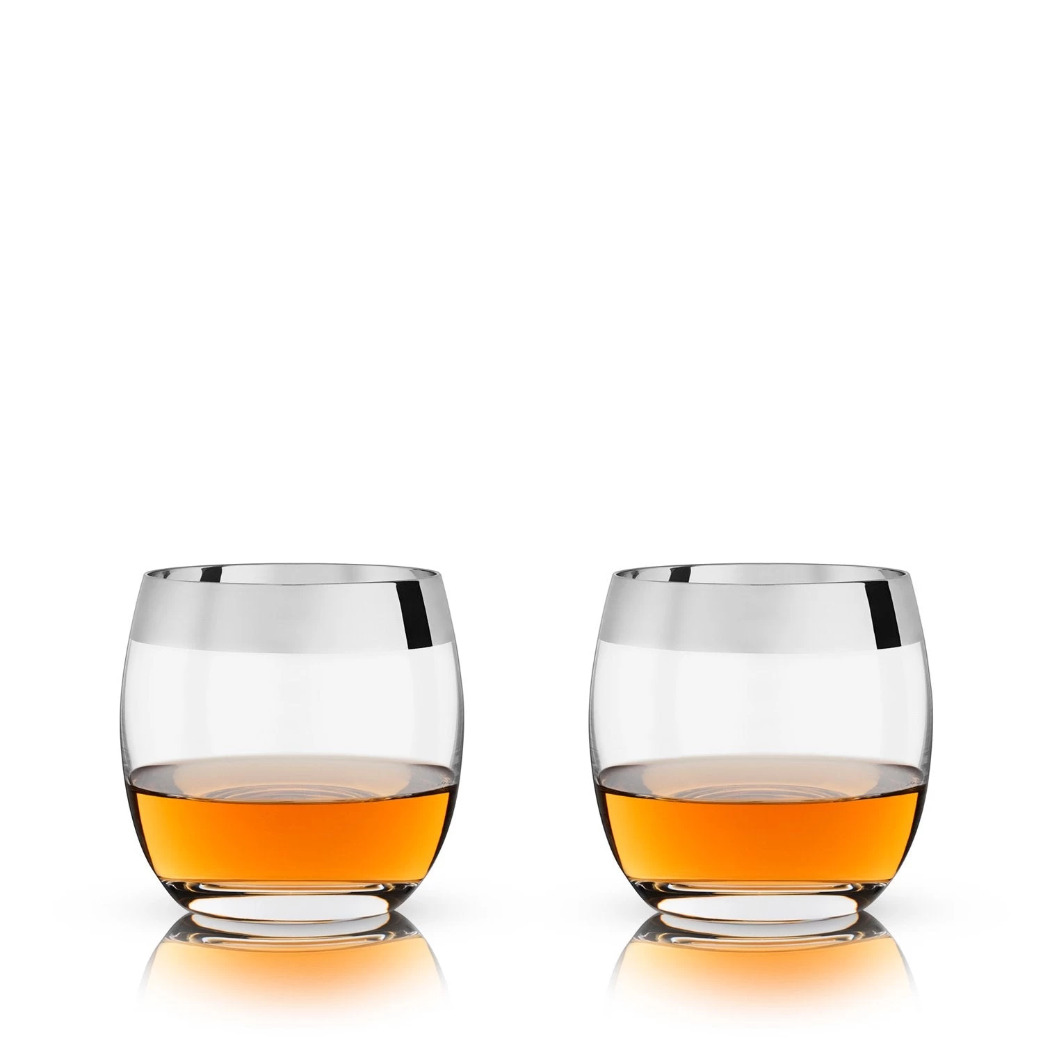 Chrome Rim Crystal Tumblers By ViskiĀ® - Image 8