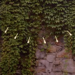 Solar Powered Water Drop String Lights - Soft White