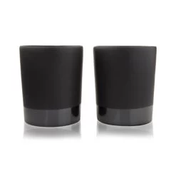 Black Stoneware Tumblers By Viski®