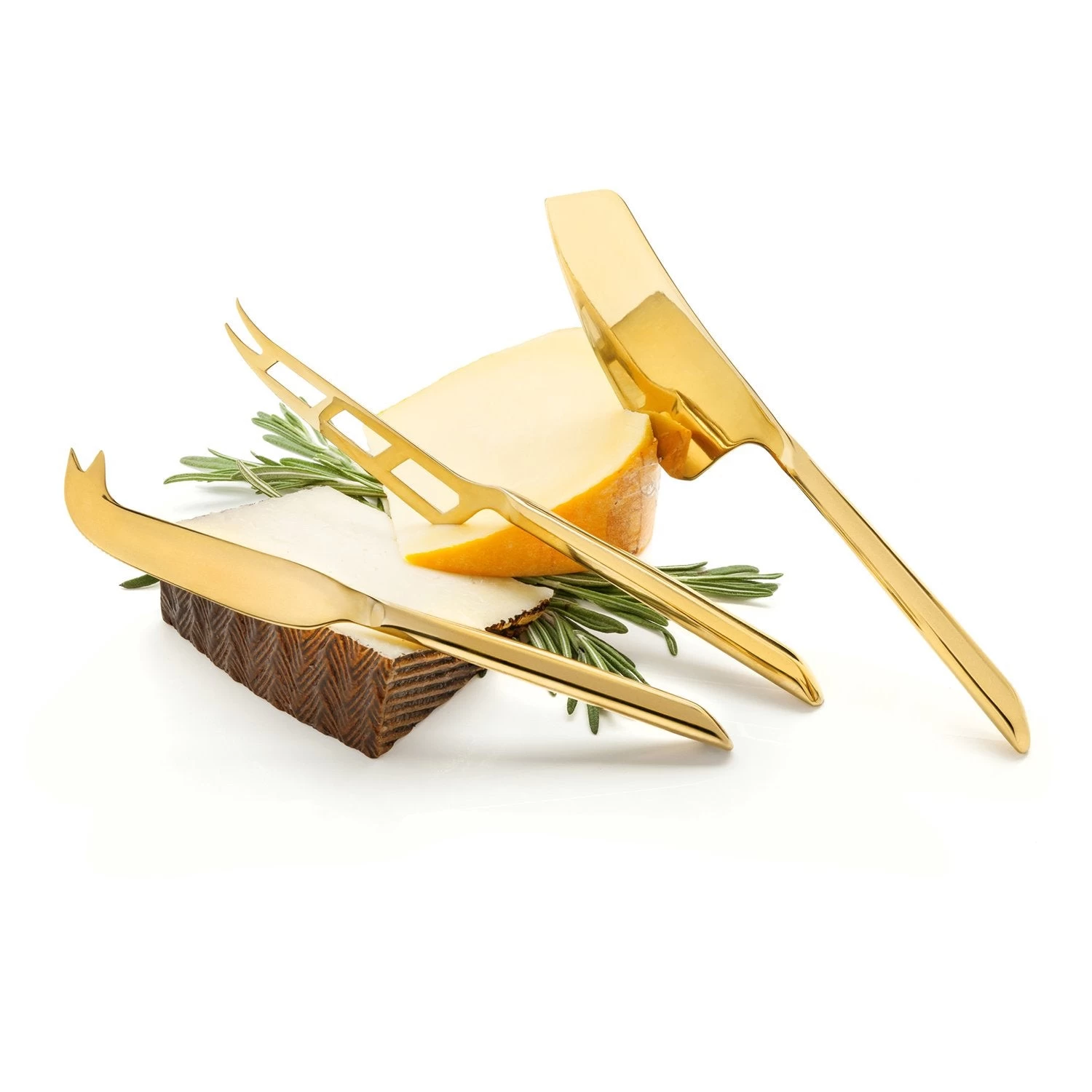 Gold Cheese Knives By Viski® - Image 2