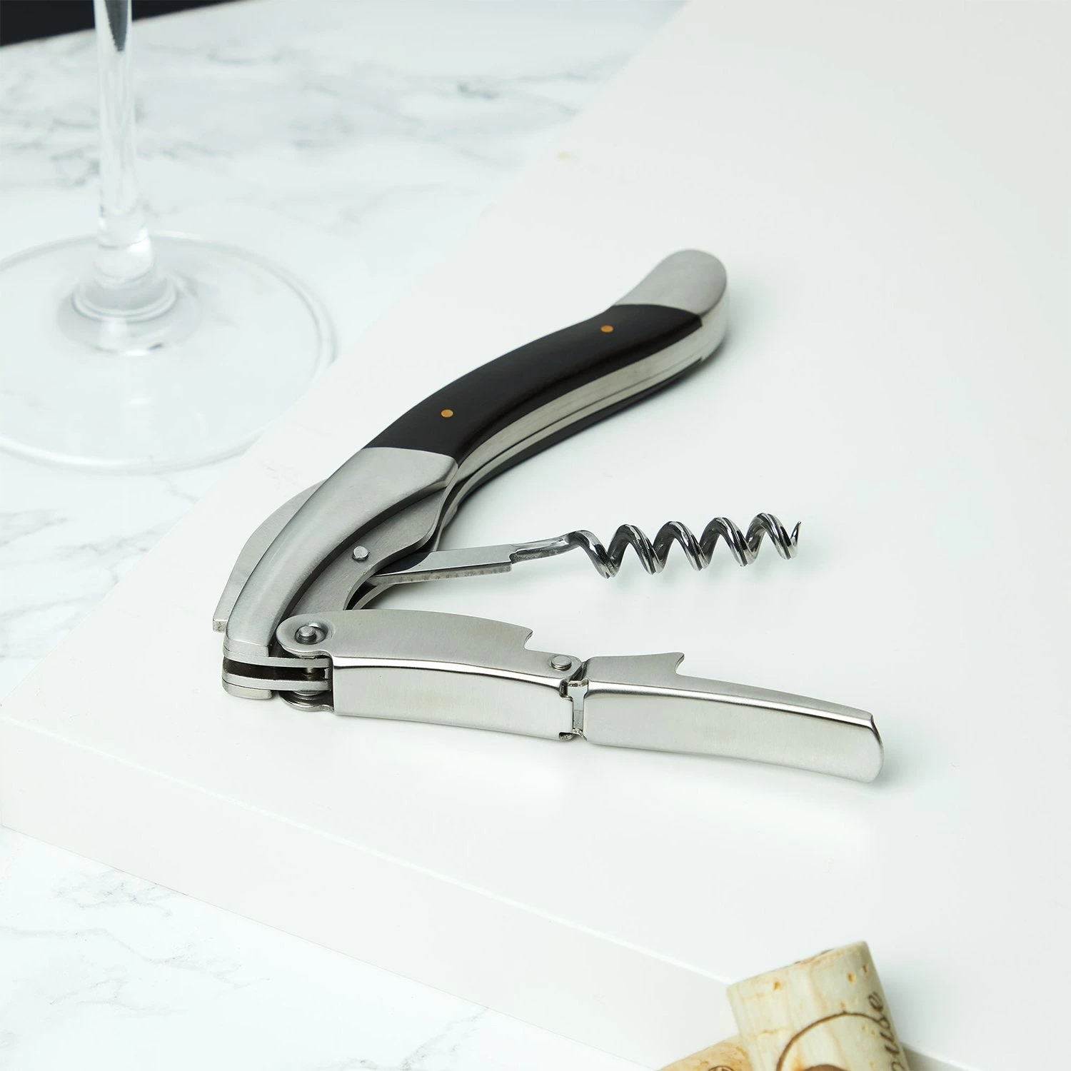 Admiral⢠Oversized Double Hinged Corkscrew By Viski®