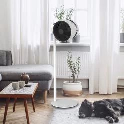 BONECO 47.7" Pedestal Fan, Adjustable 19.3" OR 33.5" OR 47.7"