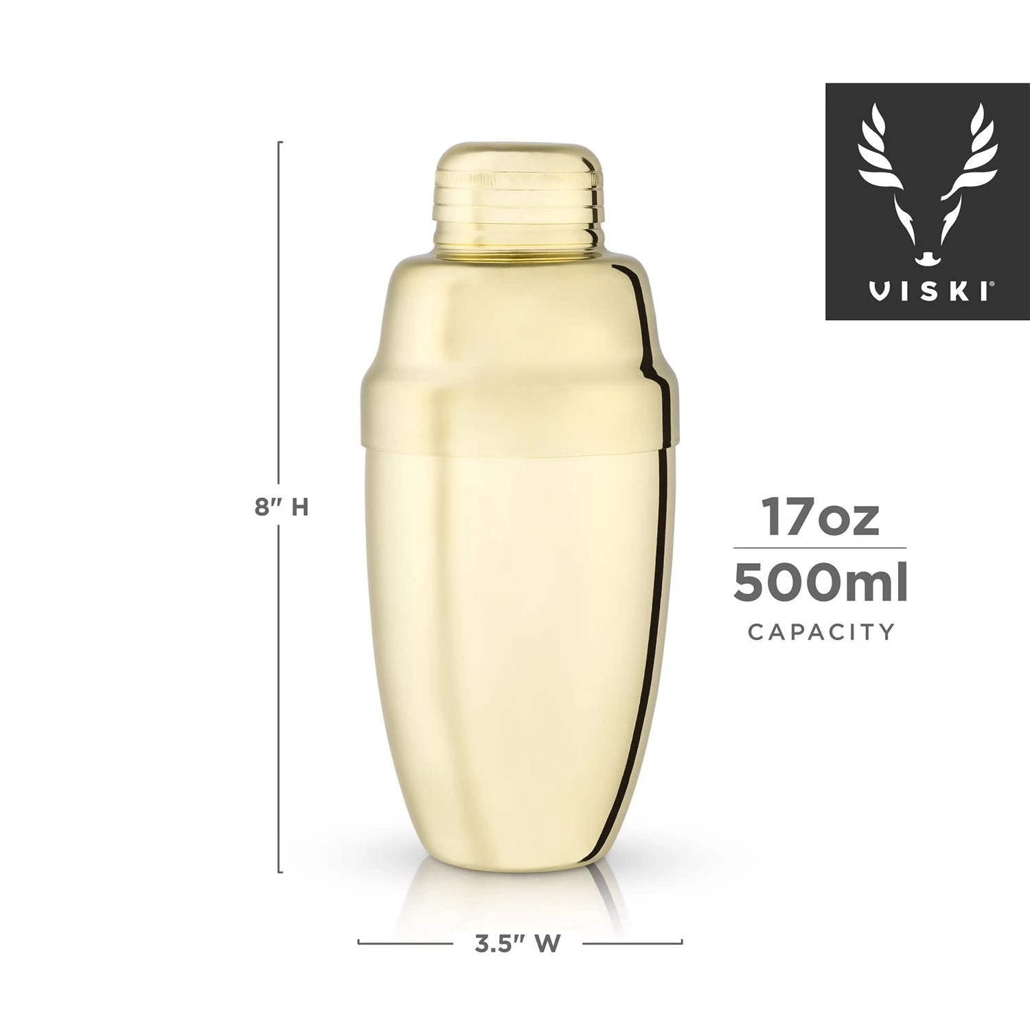 Heavyweight Cocktail Shaker By ViskiĀ® - Image 4