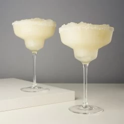 Angled Crystal Margarita Glasses By Viski®