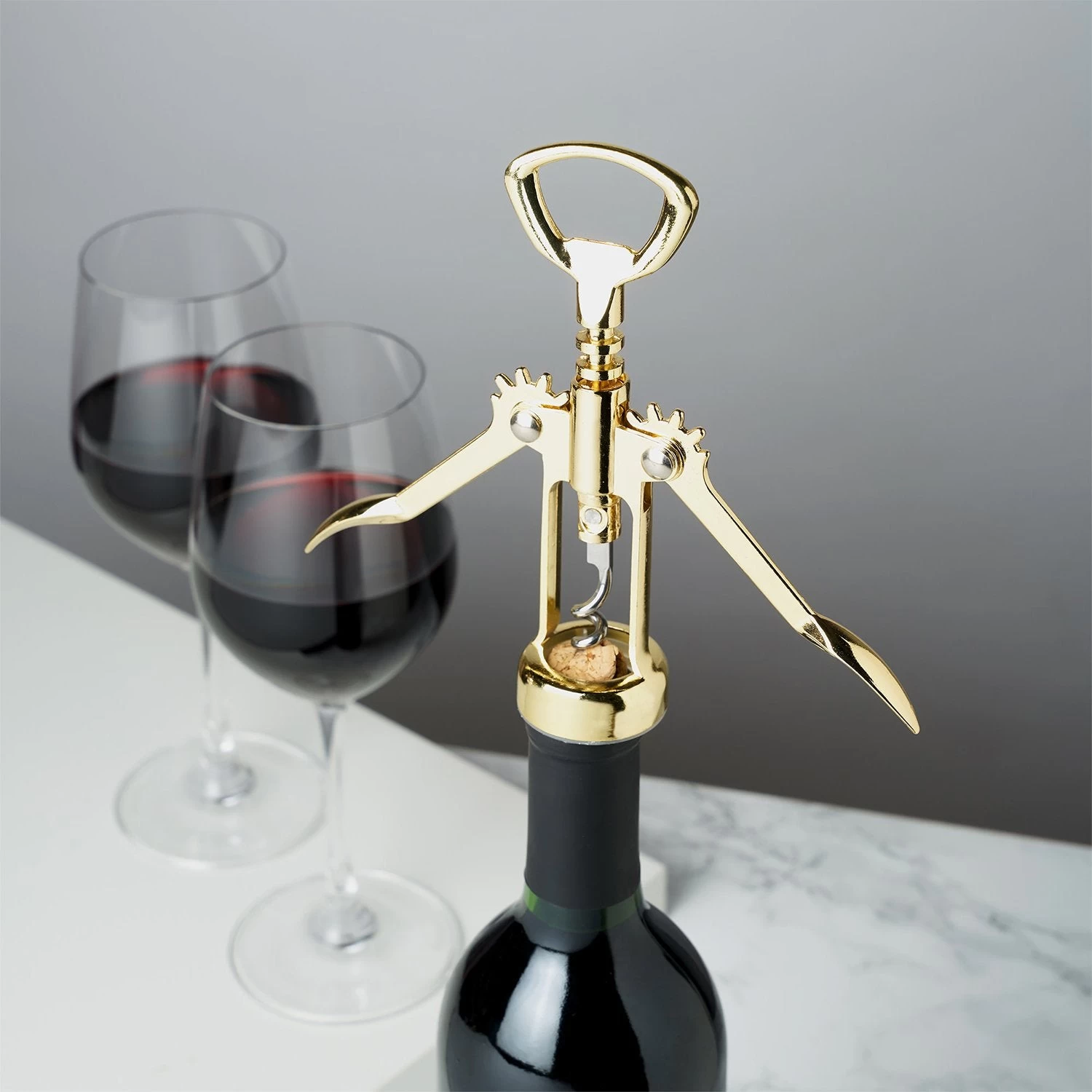 Gold Winged Corkscrew By ViskiĀ®