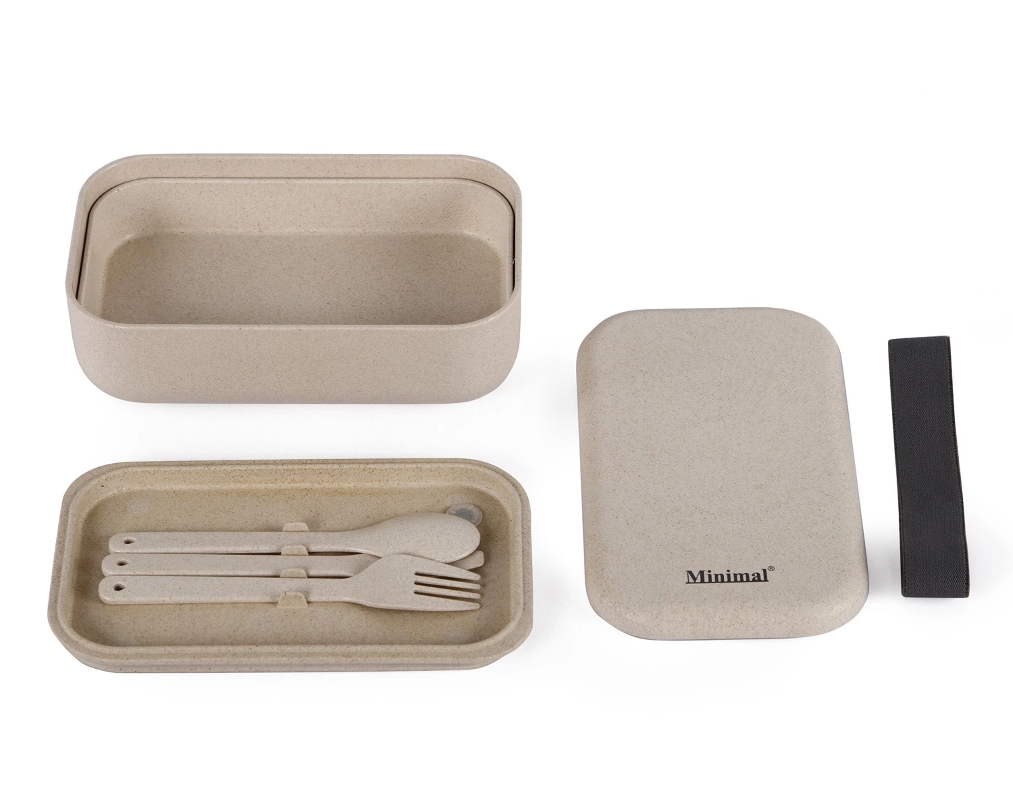 Minimal Natural Fiber Bento Box - Image 5