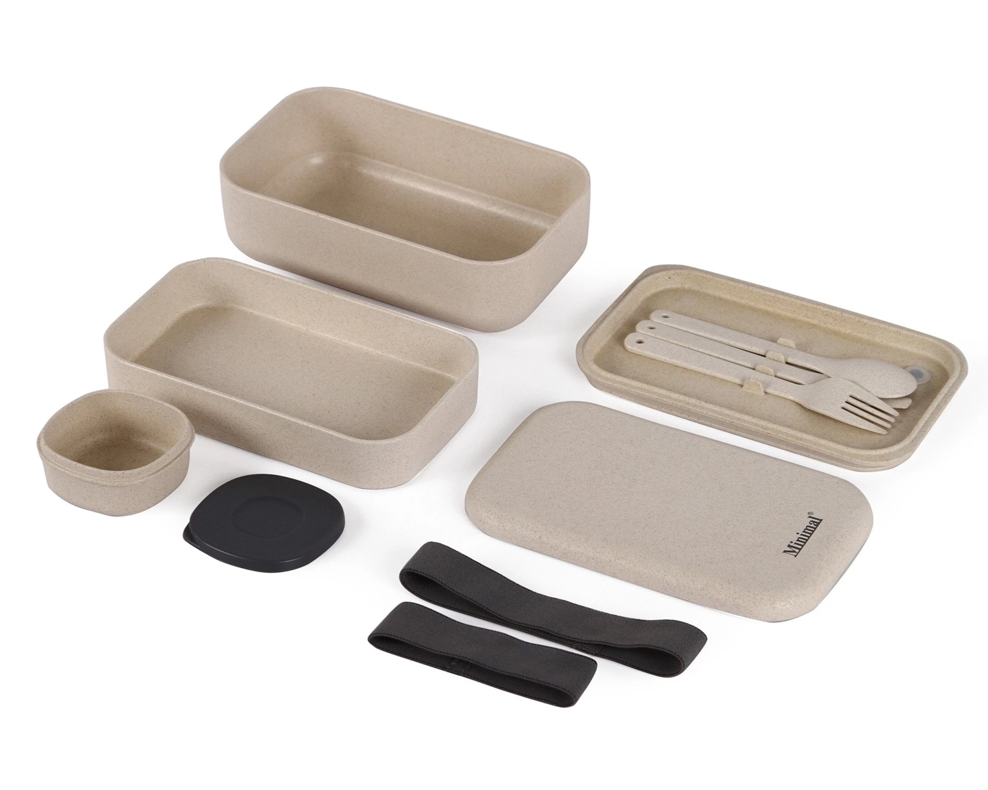 Minimal Natural Fiber Bento Box