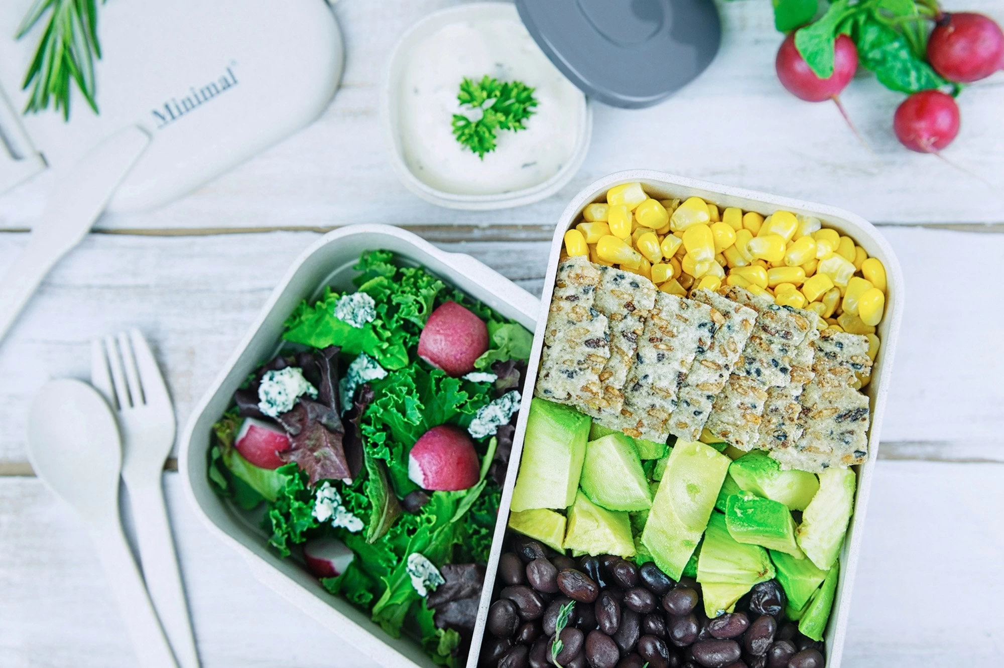 Minimal Natural Fiber Bento Box - Image 6