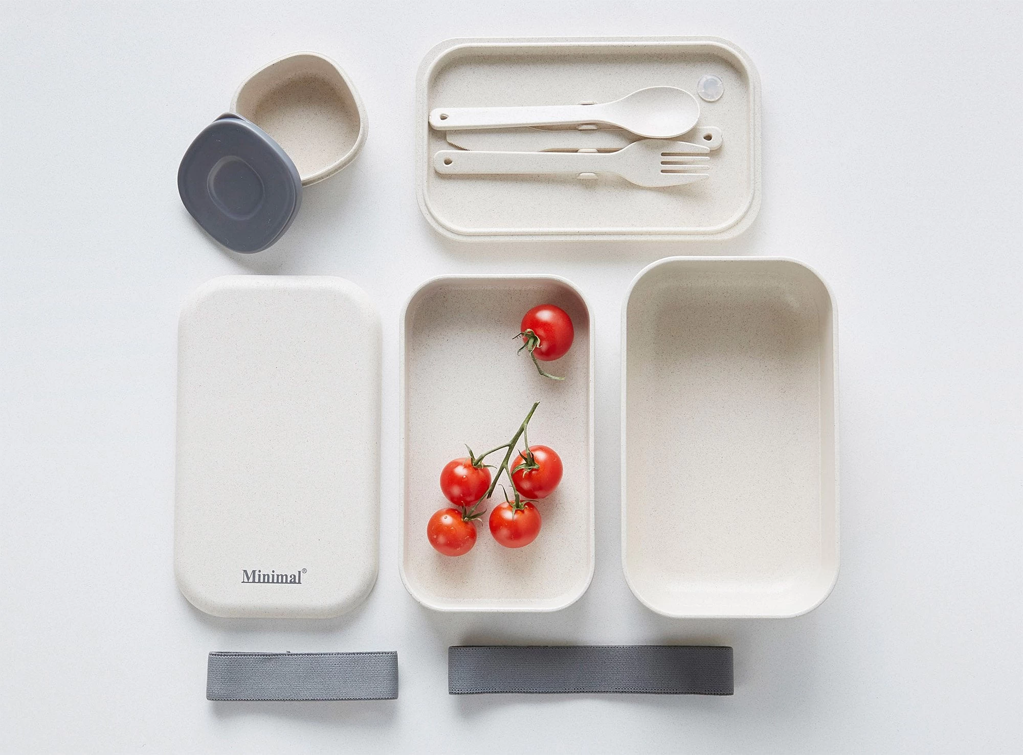 Minimal Natural Fiber Bento Box - Image 2