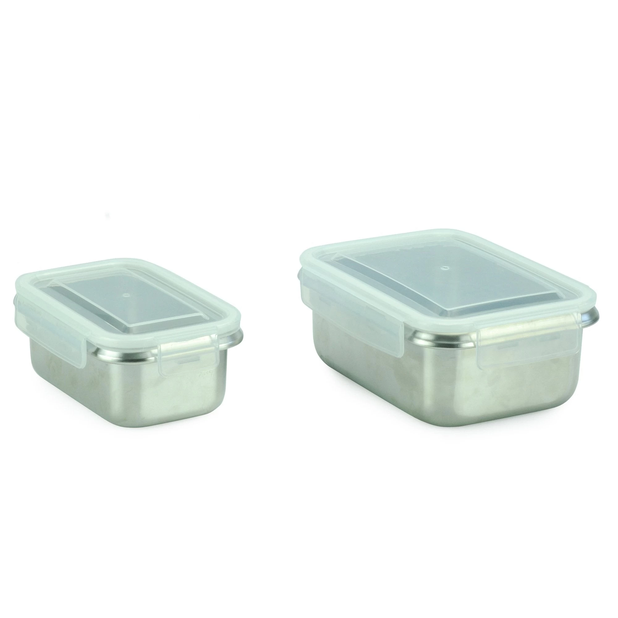 Minimal Stainless Steel Containers Set - Image 2