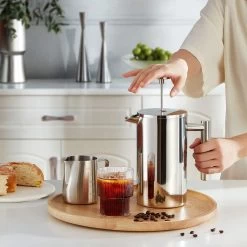 Minimal Double Wall Stainless Steel French Press 720ml