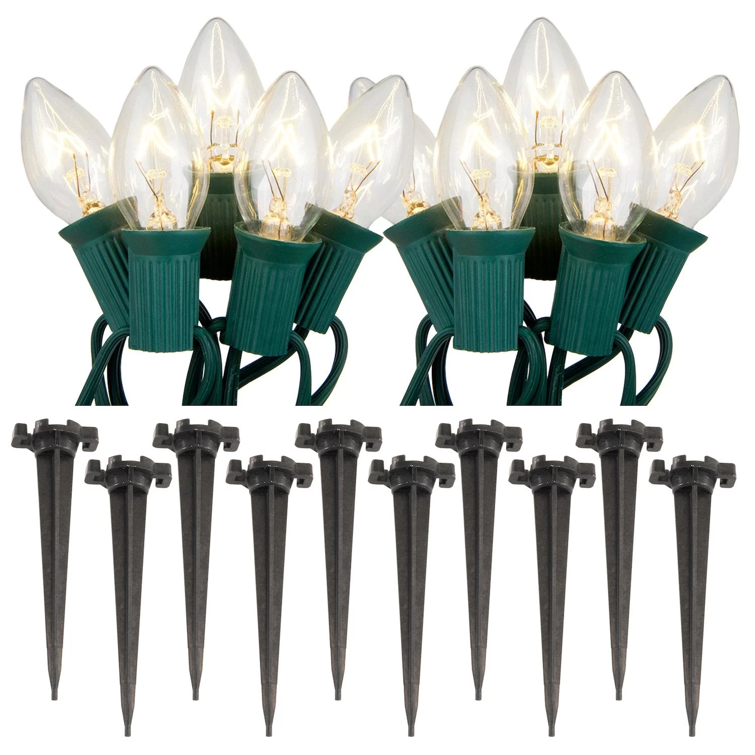 Electric Pathway Lights With 10 Bulbs - Image 6