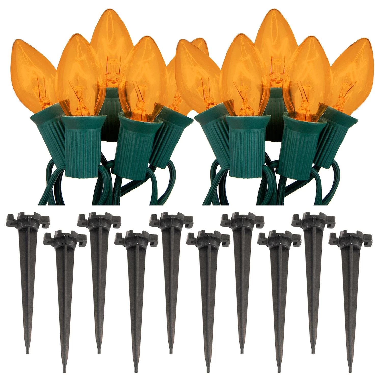 Electric Pathway Lights With 10 Bulbs - Image 11