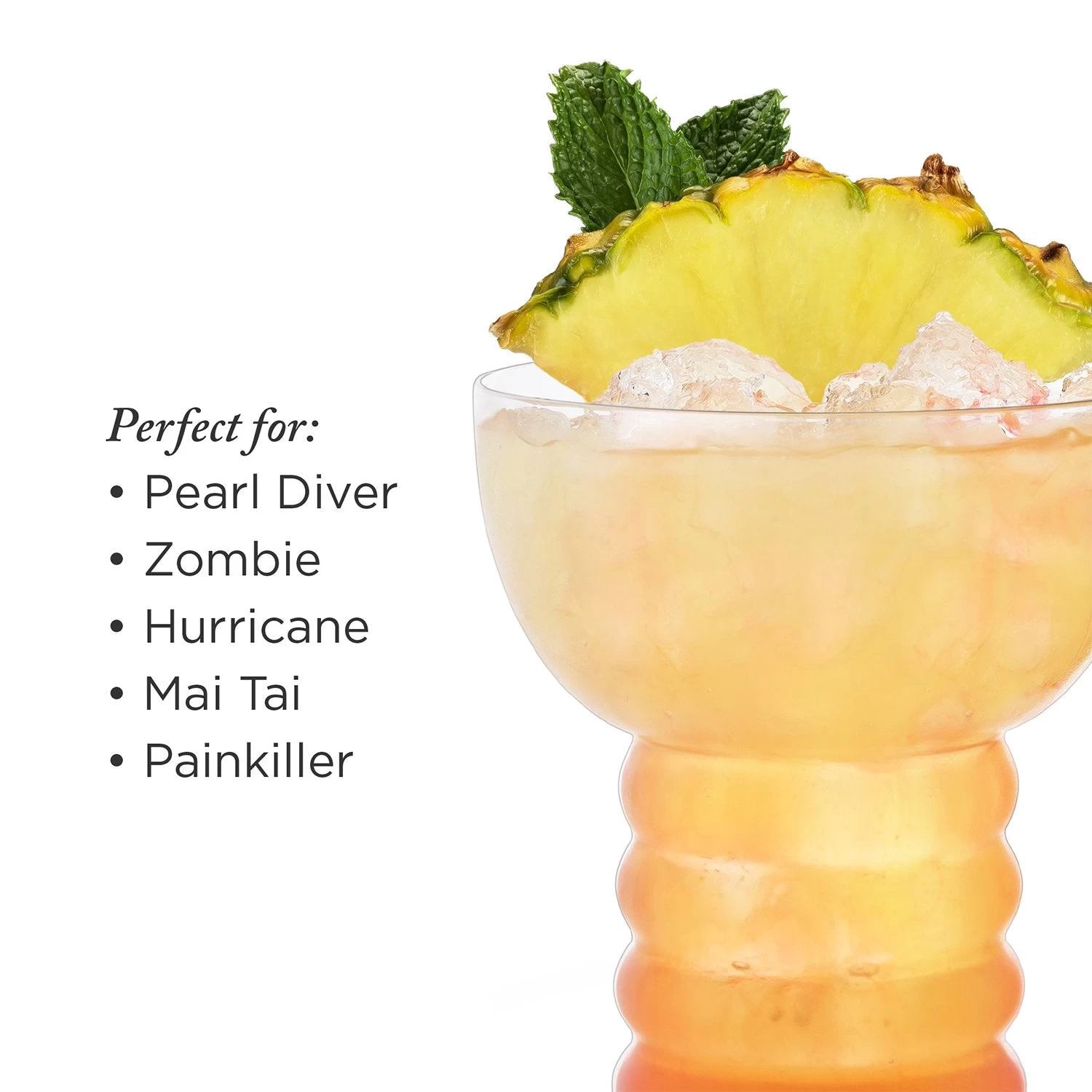 Crystal Pearl Diver Glasses By Viski® - Image 7