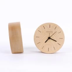 The Decent Living Germany Beech Wood Tabletop Clock