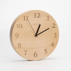 The Decent Living Germany Beech Wood Wall Clock