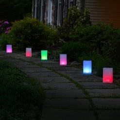 Color Changing Battery Operated Luminaria Kit With Timer