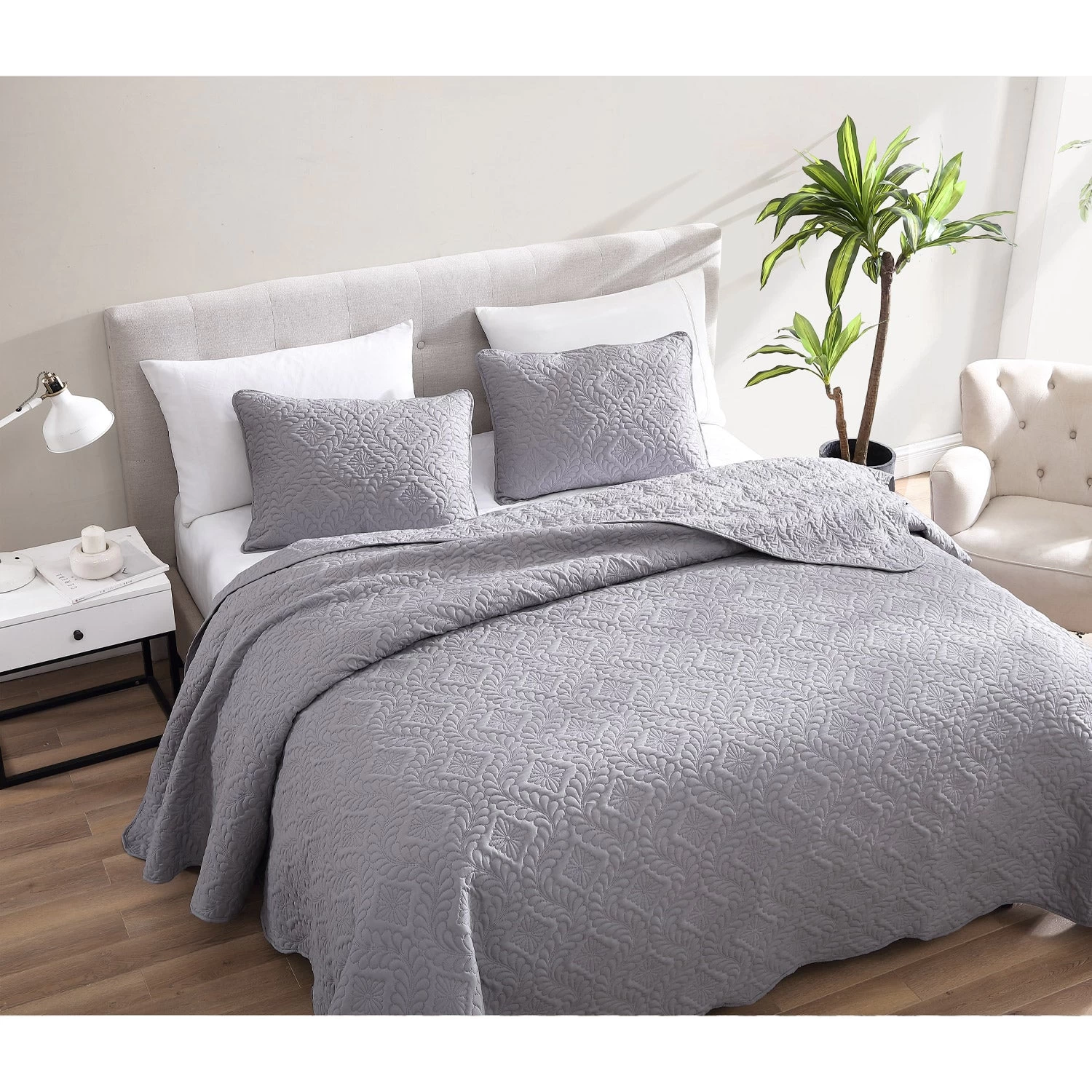 Ivy 3 Piece Bedspread Set - Image 10