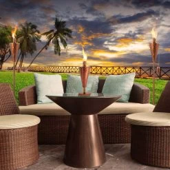 Cone 65" Garden Torch Hammered Copper Cone(2 Pk)