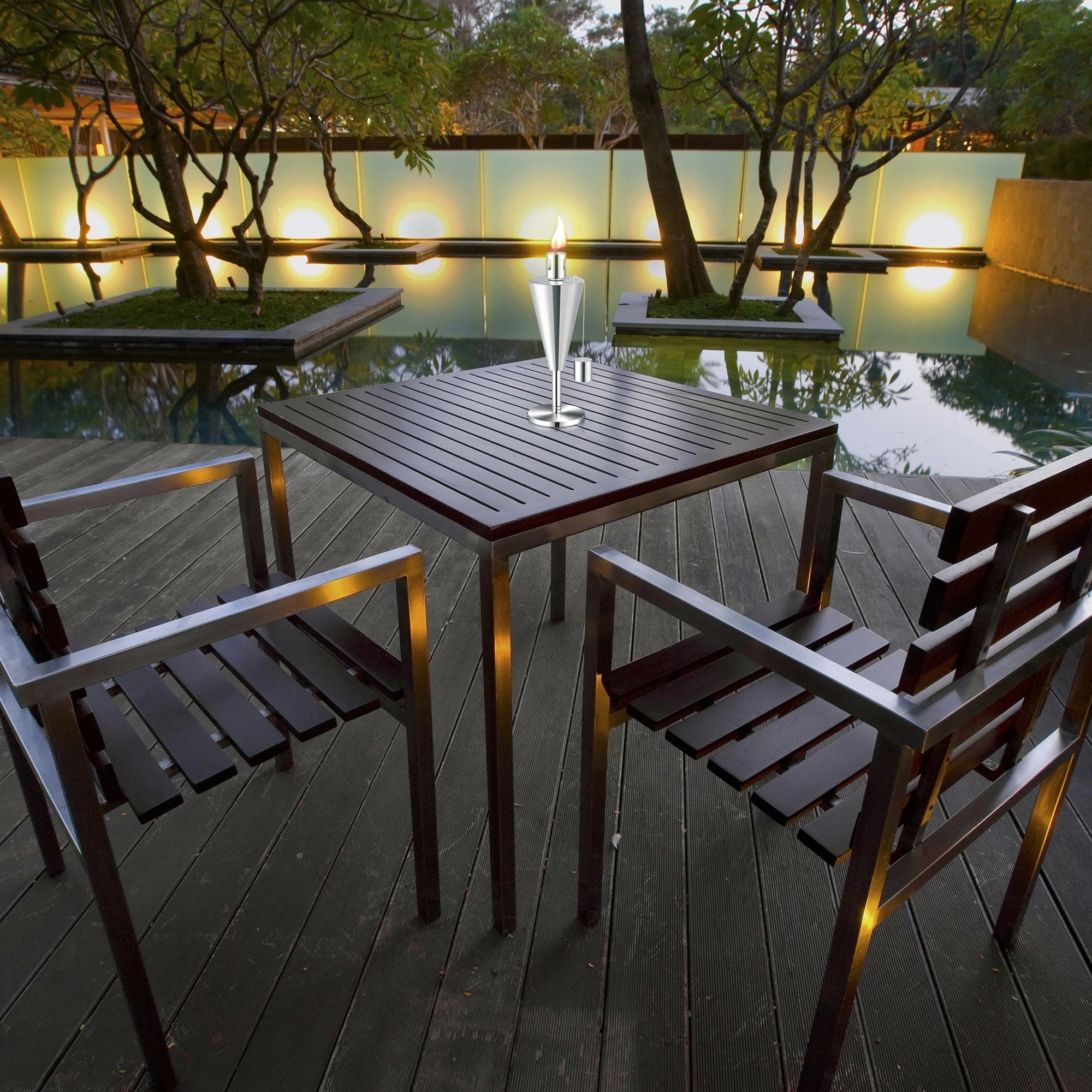 Cone TableTop Garden Torch (1 Pc)