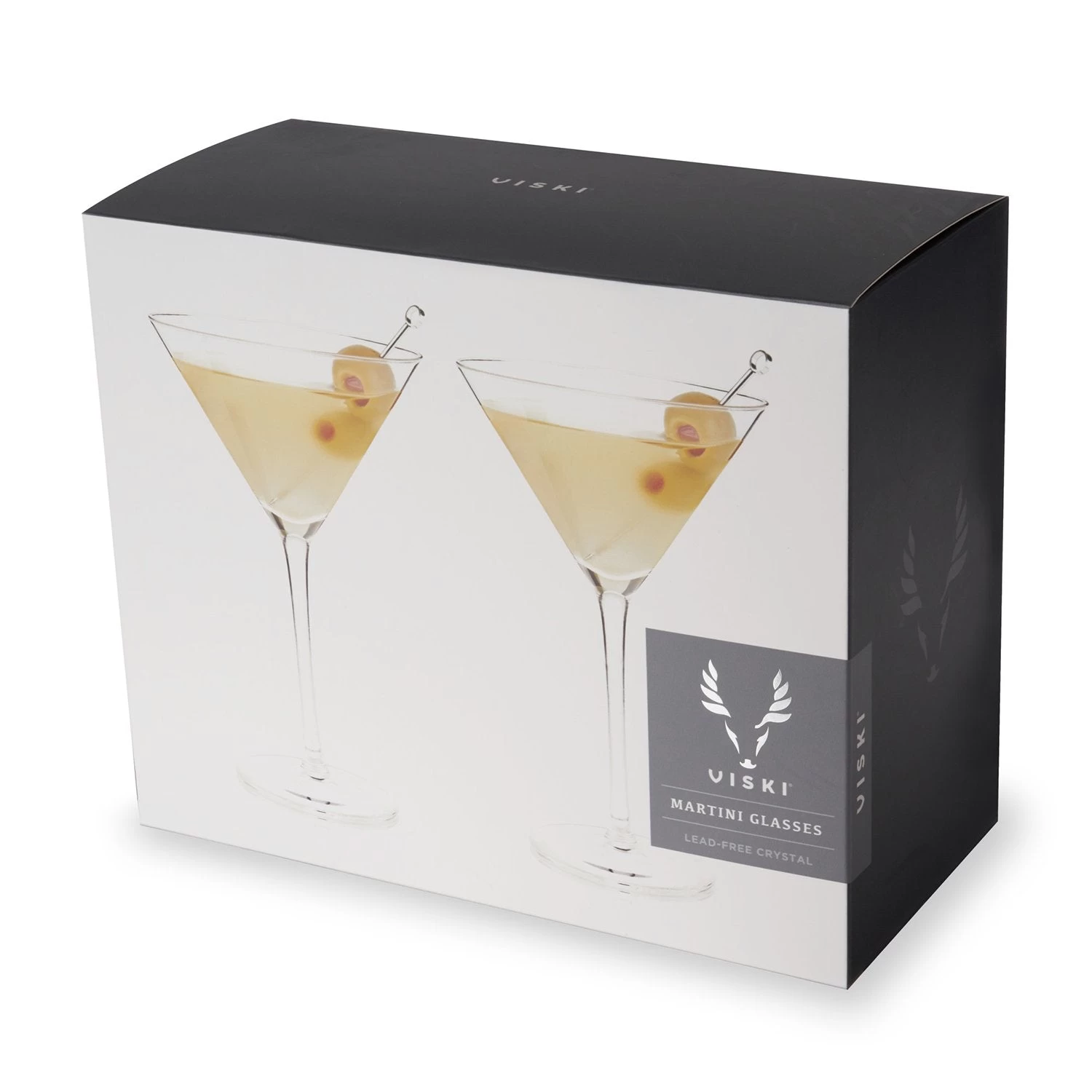 Stemmed Crystal Martini Glasses By ViskiĀ® - Image 2
