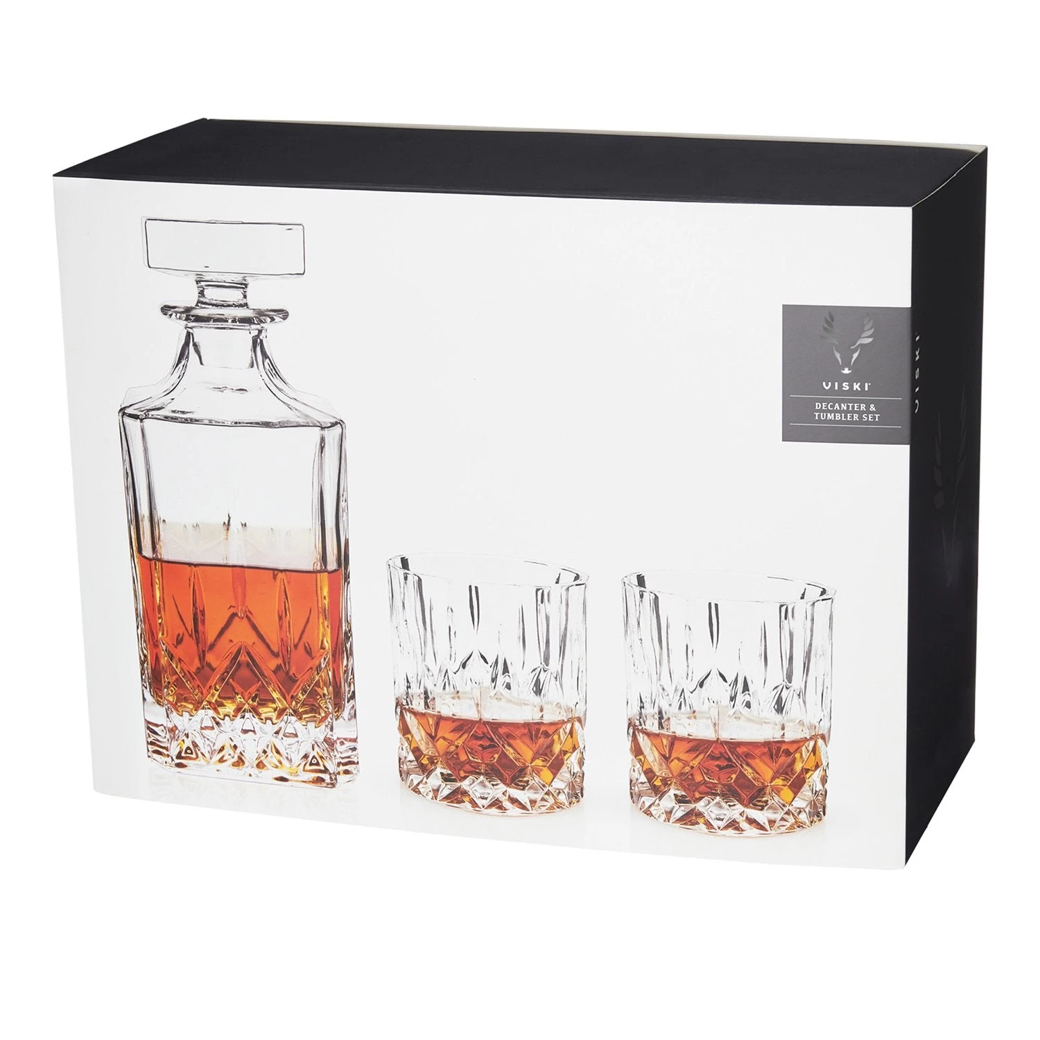 Admiral™ 3-Piece Decanter & Tumbler Set By Viski® - Image 3