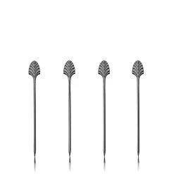 Gunmetal Deco Cocktail Picks By Viski®