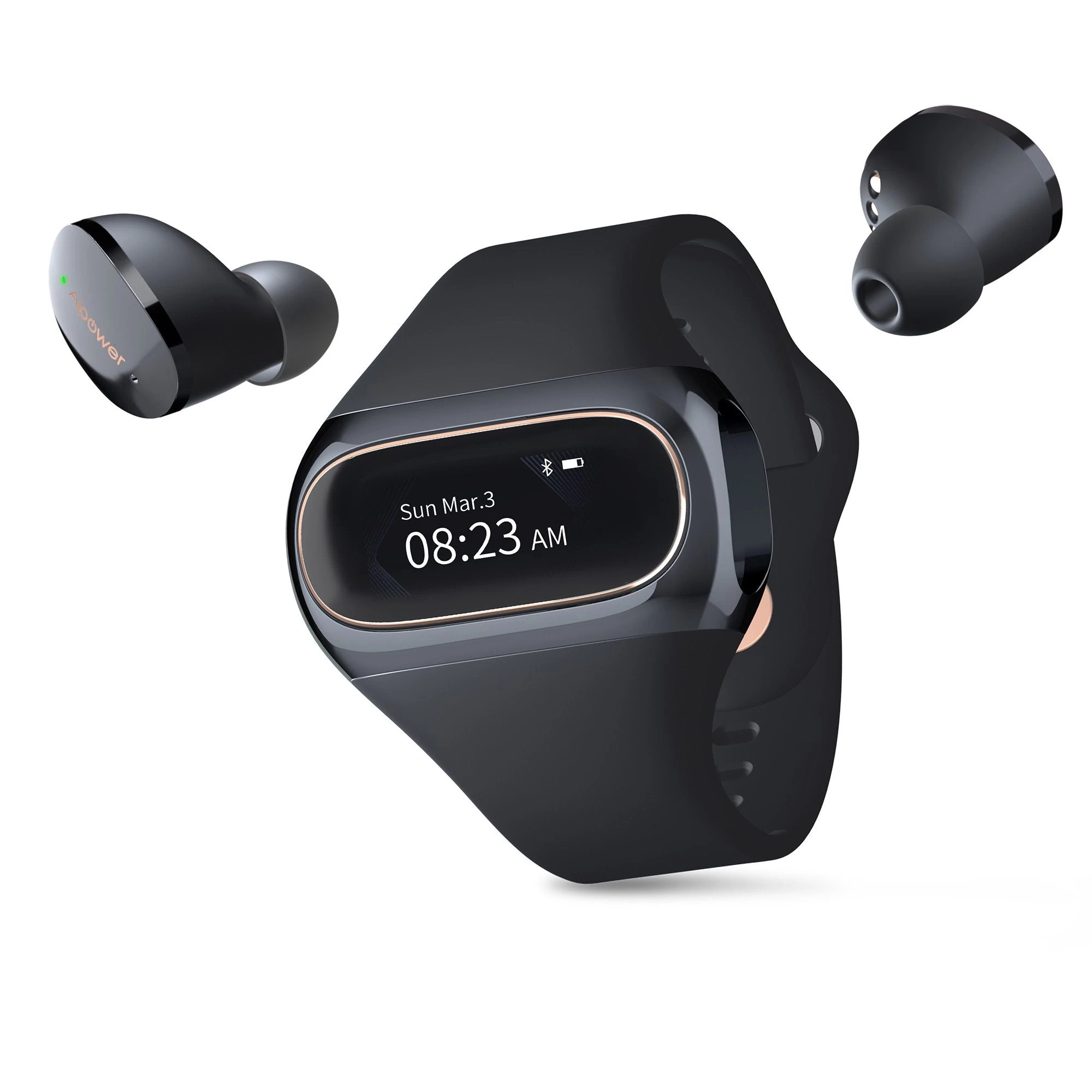 Aipower Wireless Earbuds & Fitness Tracker