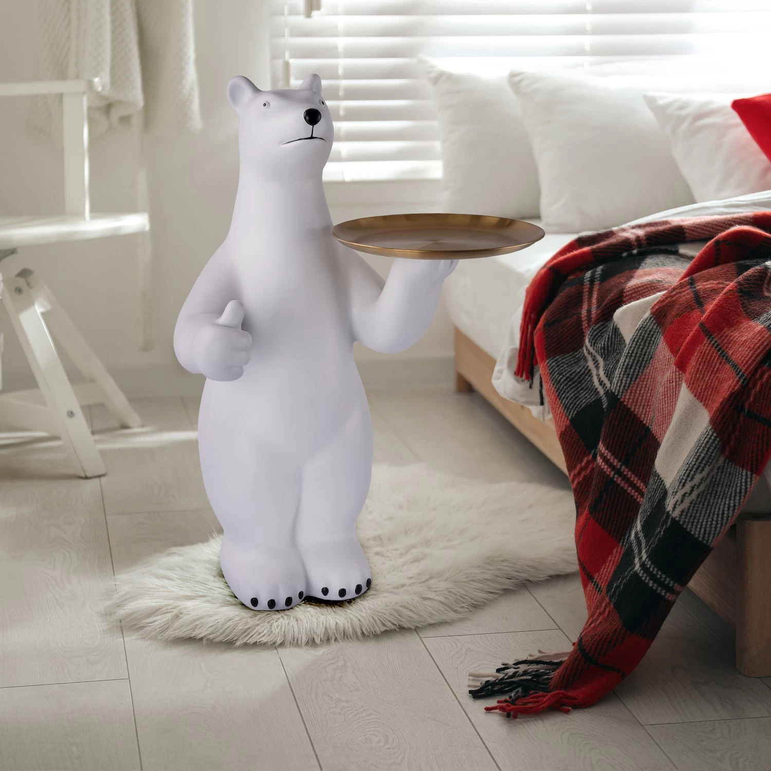 Dapper Bear Serving Tray Table