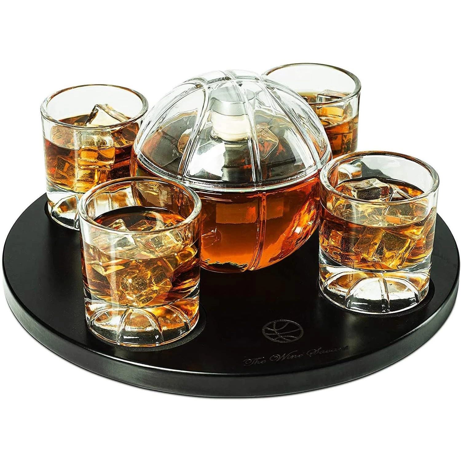 Basketball Decanter Set, Whiskey Scotch Or Bourbon Decanter - Image 2