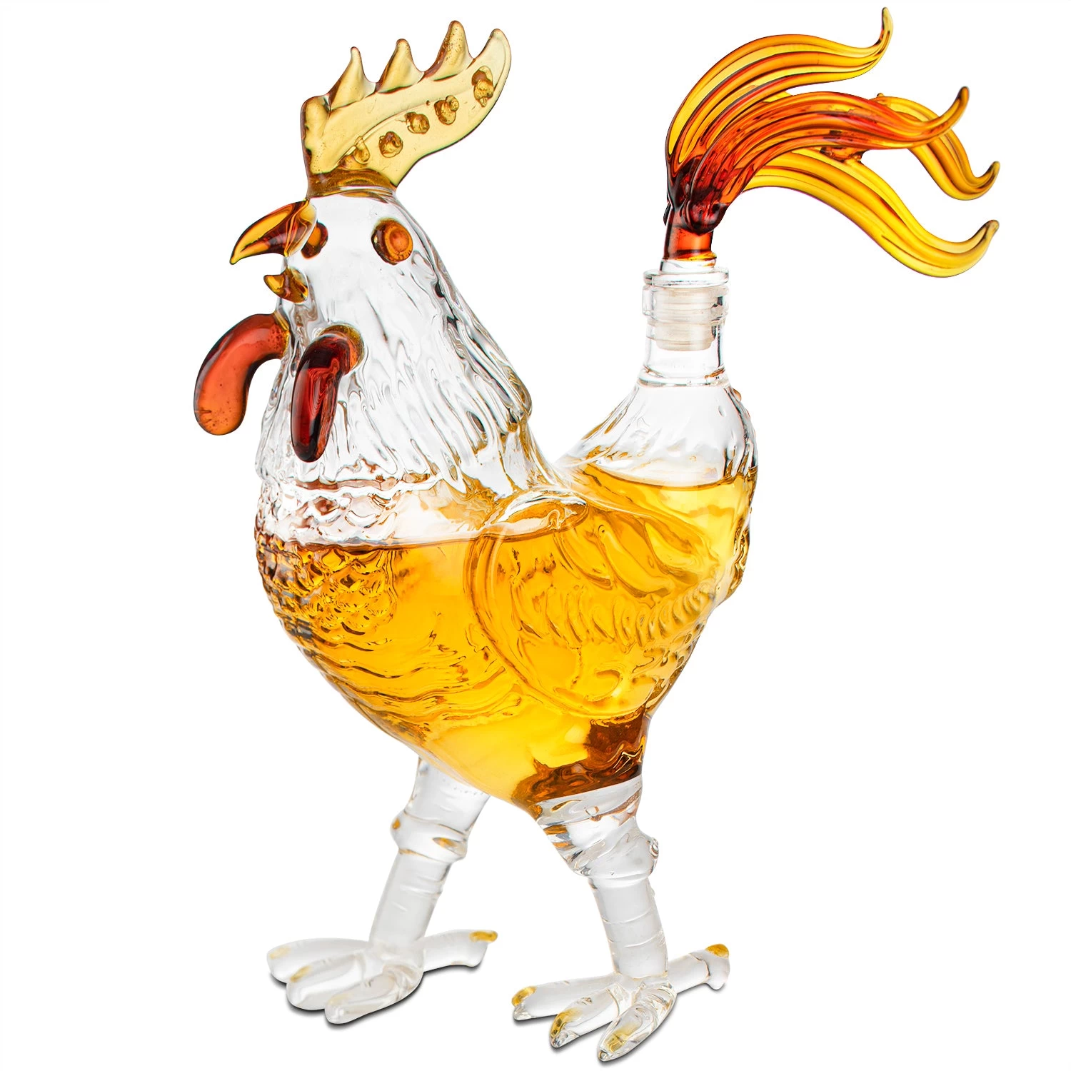 Cock - Chicken Whiskey And Wine Decanter - Image 3