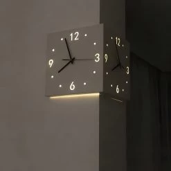 Motion Sensor Backlit Corner Clock