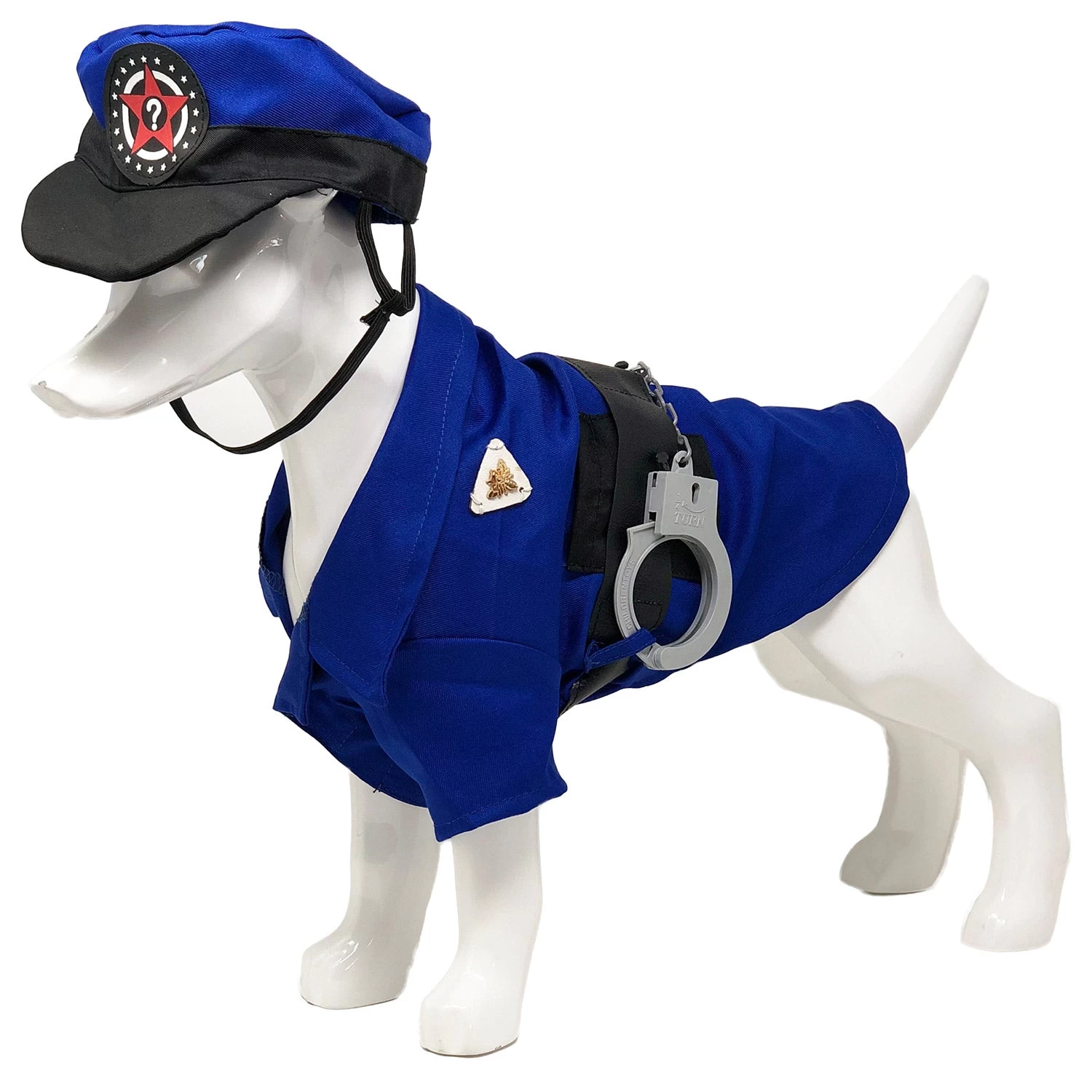 Pet Life 'Pawlice Pawtrol' Police Pet Dog Costume Uniform - Image 5