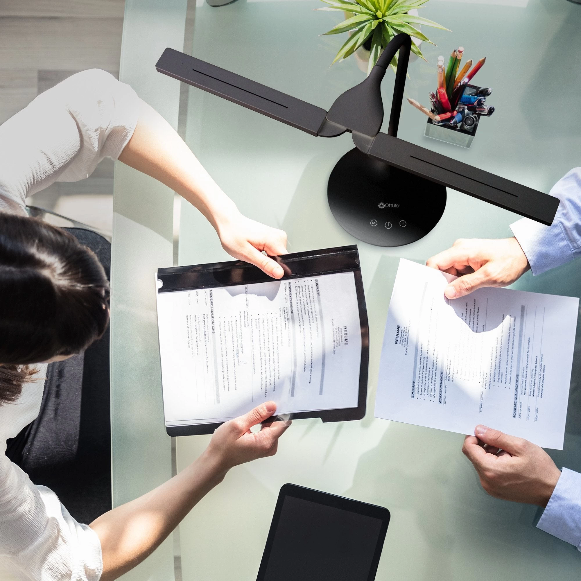 Pivot LED Desk Lamp With Dual Shades - Image 14