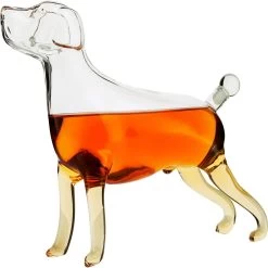 Dog Animal Whiskey And Wine Decanter