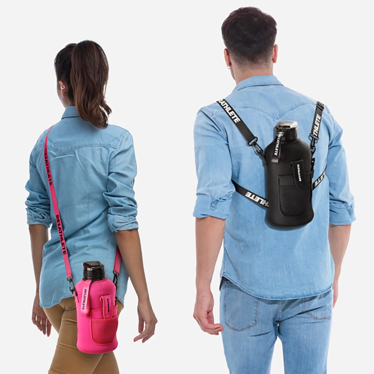 Reathlete DRINQ Half-Gallon Water Bottle With Pockets - Image 6