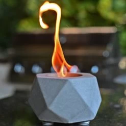 Colsen Hex Small Concrete Tabletop Fire Pit
