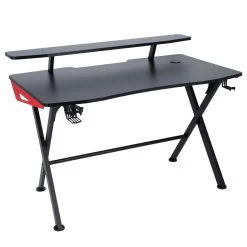 Highmore Raid 48" Two-Tier Fixed LED Gaming Desk