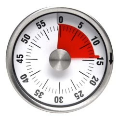 BALDR Mechanical 60-Minute Kitchen Timer With Magnet - Black